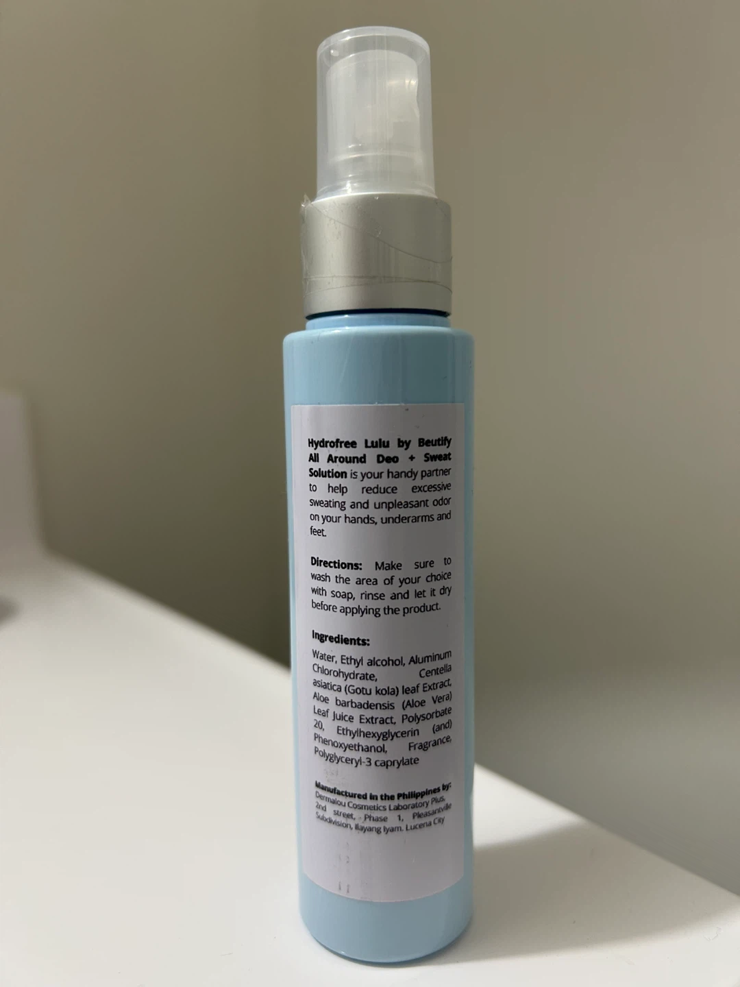 Lulu by Beautify Hydrofree All Around Deo + Sweat Solution 50ml - photo 2