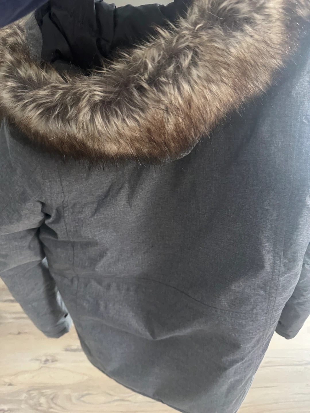 Eddie Bauer Men's Grey Winter Parka Jacket Size Medium