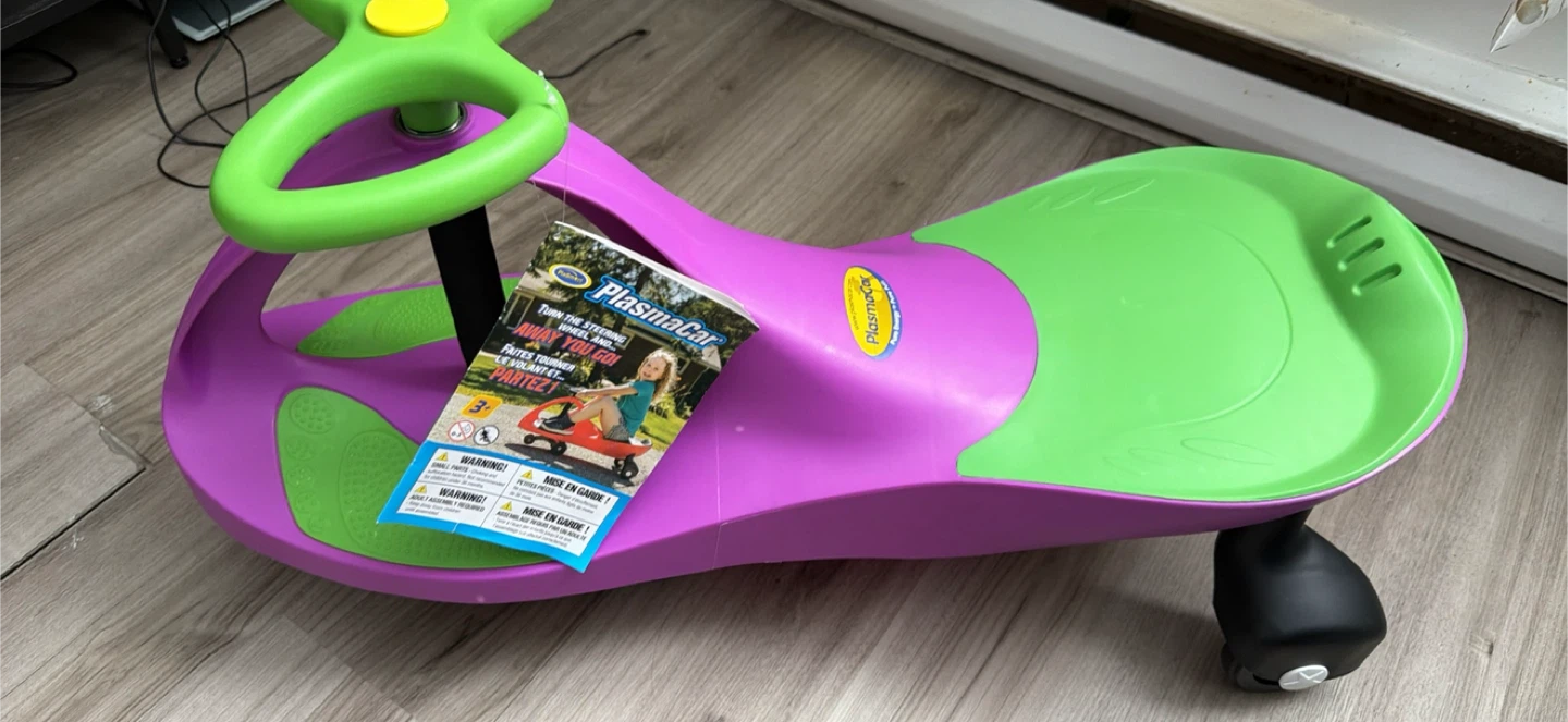 PlasmaCar Ride-On Toy - Purple and Green - photo 3