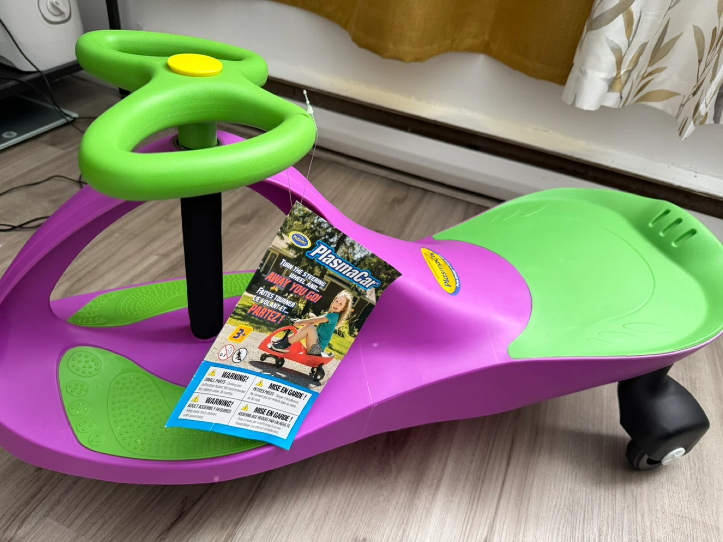 PlasmaCar Ride-On Toy - Purple and Green