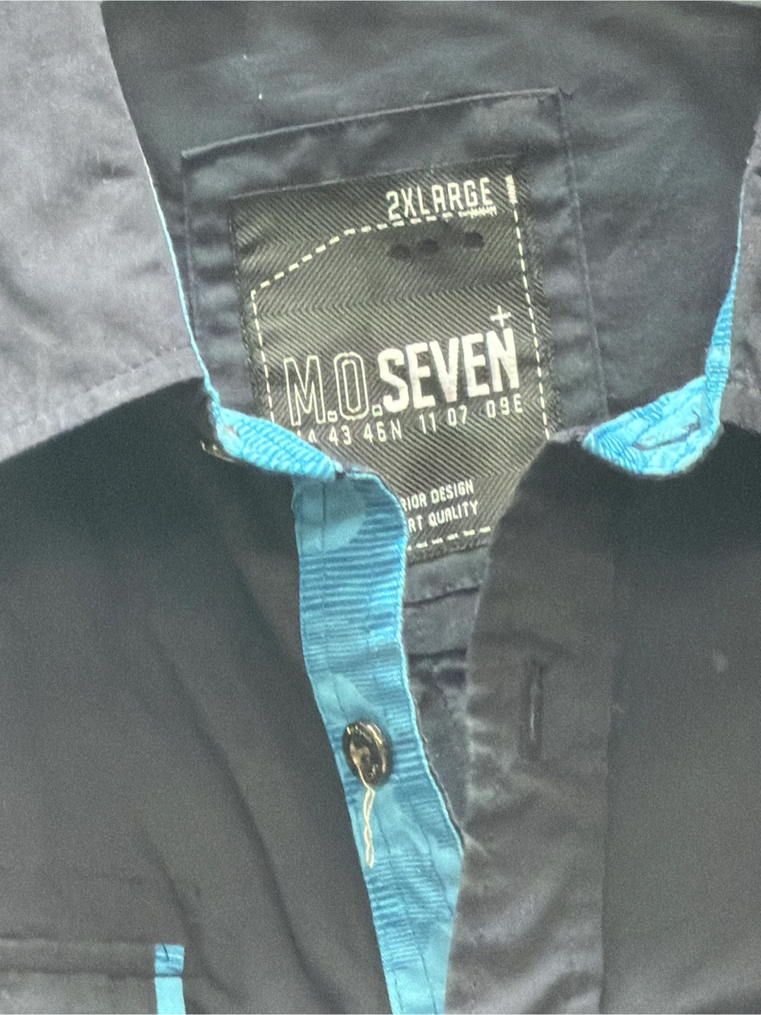 M.O. SEVEN Short Sleeve Button-Up Shirt - 2XL - photo 2
