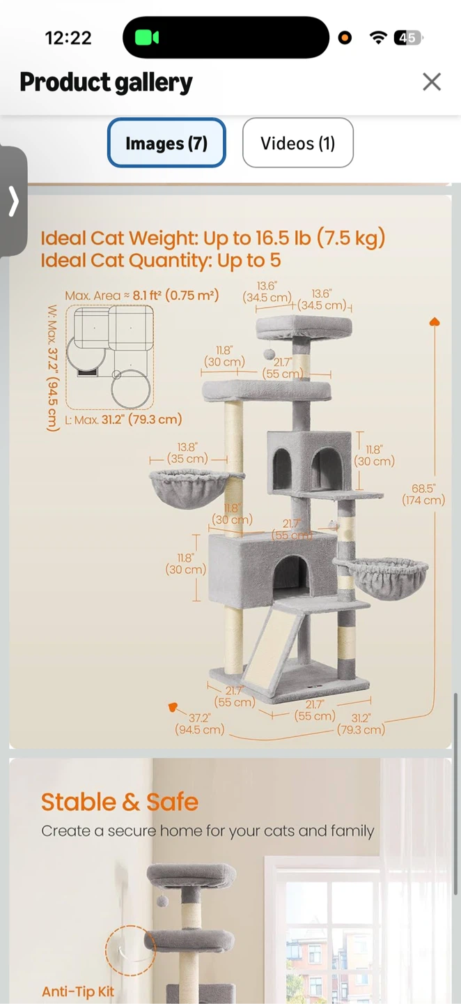 Cat Tree (Almost New) - photo 4