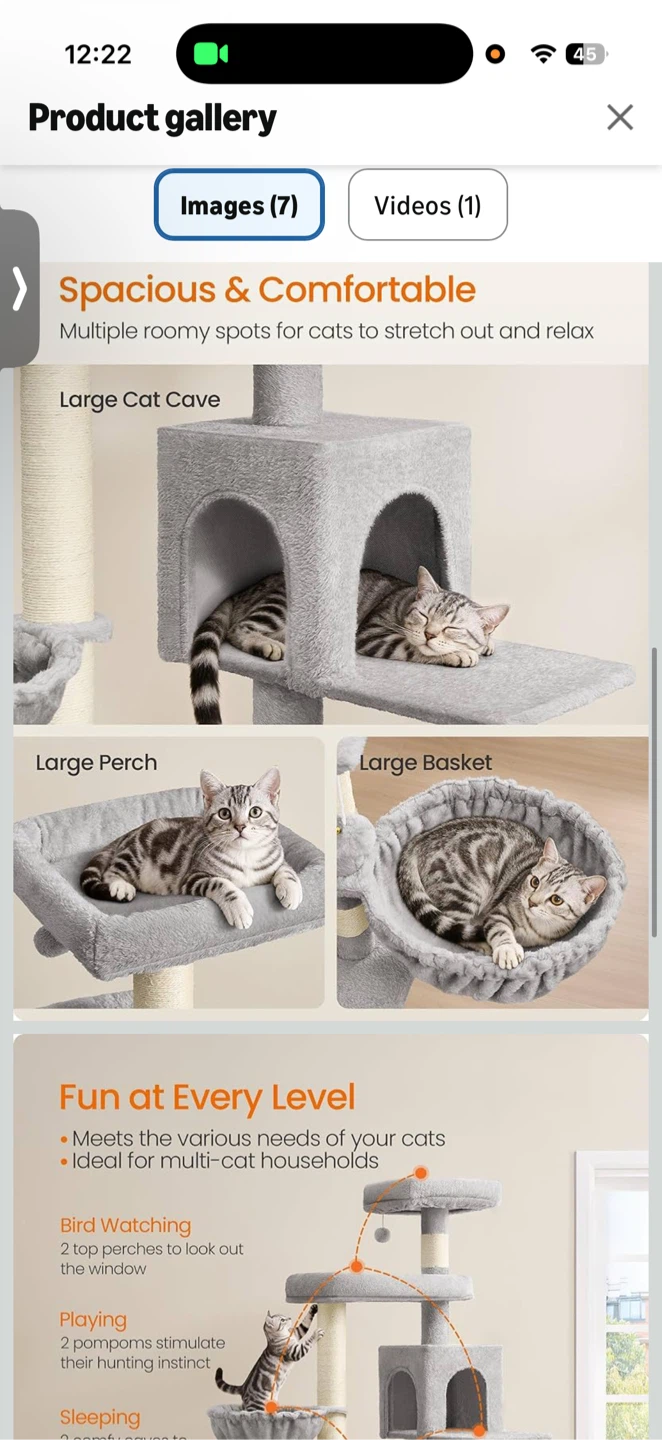 Cat Tree (Almost New) - photo 3
