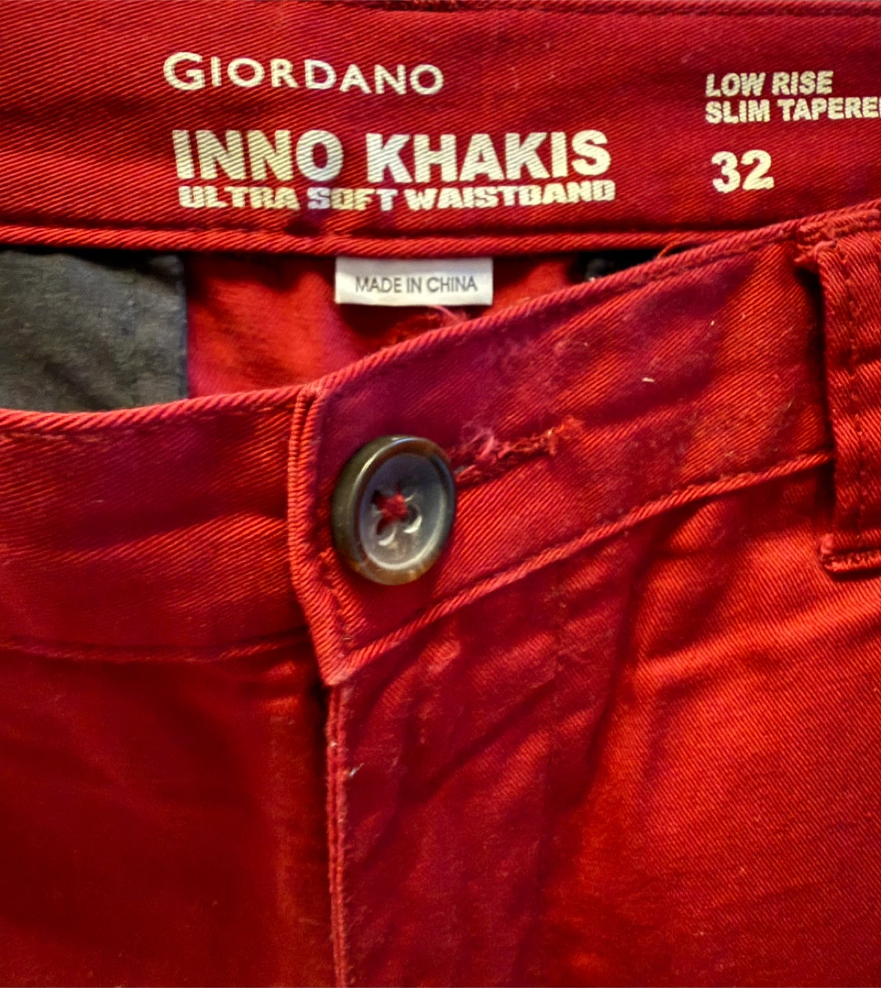 GIORDANO INNO KHAKIS Low Rise Slim Tapered Pants - photo 5
