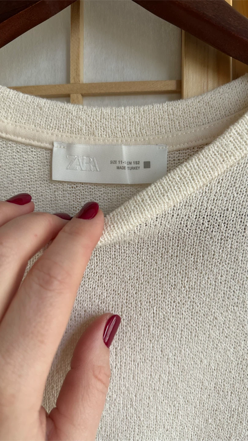 ZARA Knit T-Shirt Boys 11-12 or woman S-M - photo 3