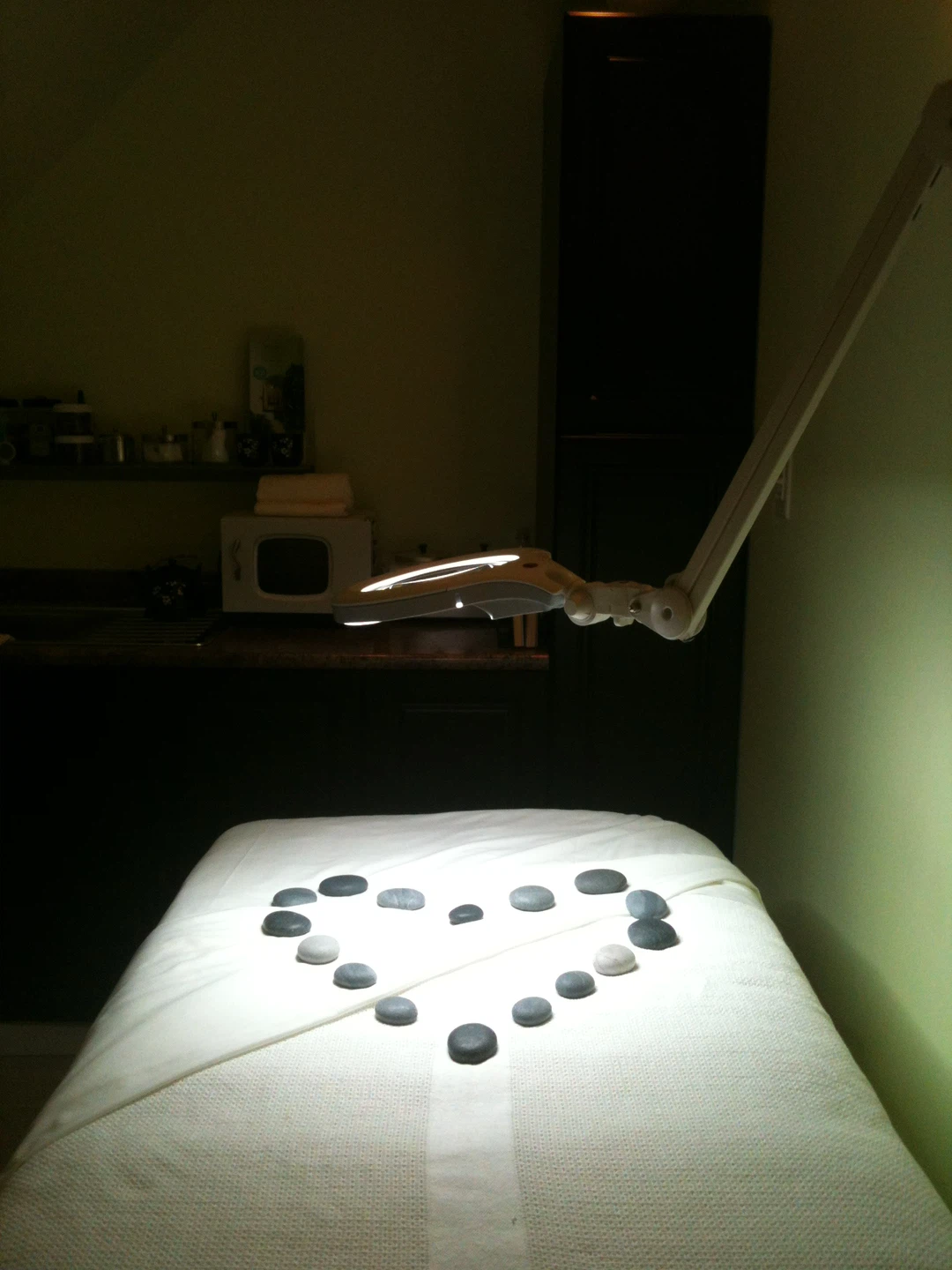 Magnifying Spa Lamp (Wall Mount, Adjustable Arm)