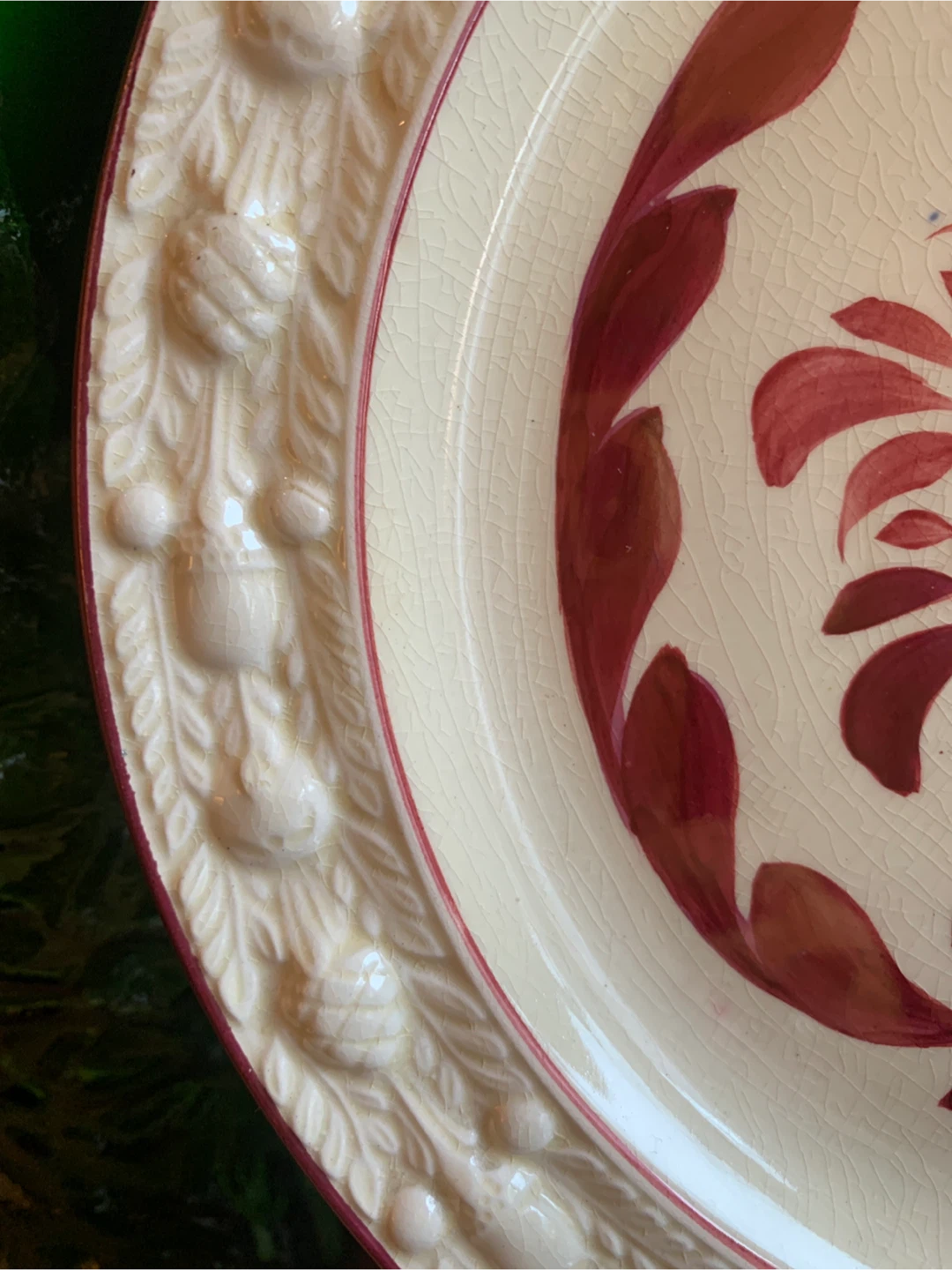 Adams Titian Ware Hand Painted Floral Plate - photo 3