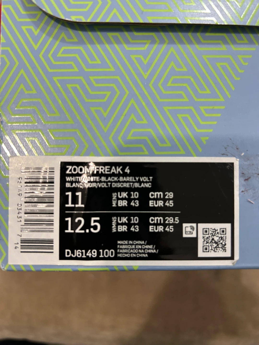 Nike Zoom Freak 4 "FREAK" Basketball Shoes