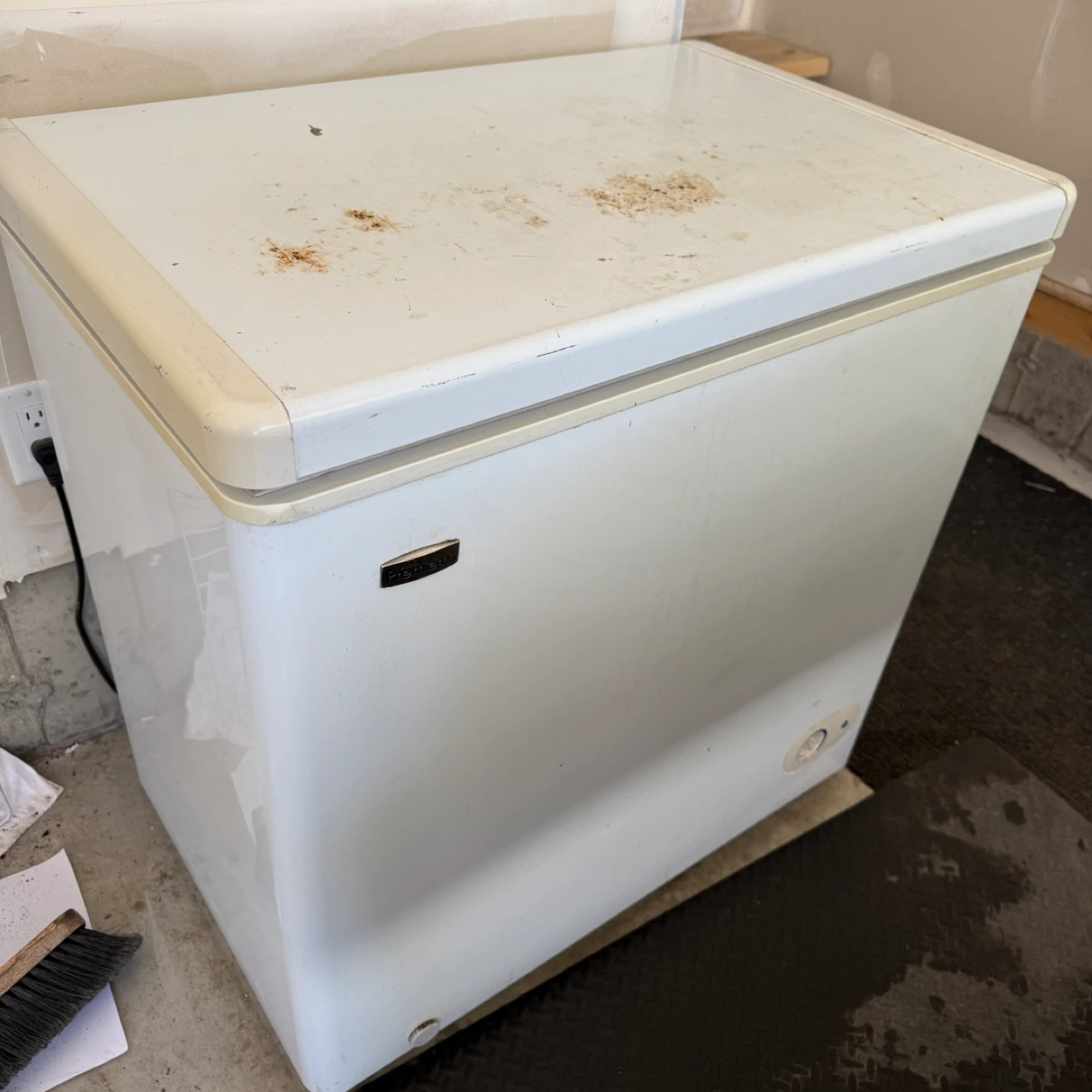 White Chest Freezer