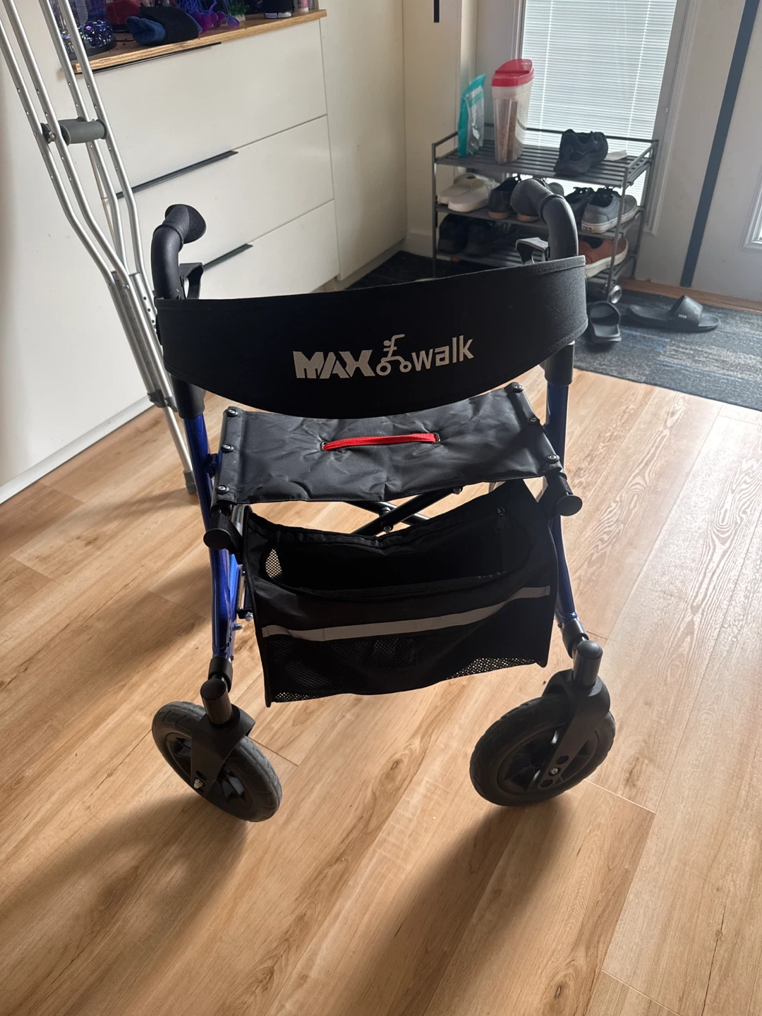 MAXWALK Rollator Walker with Seat and Bag - photo 4