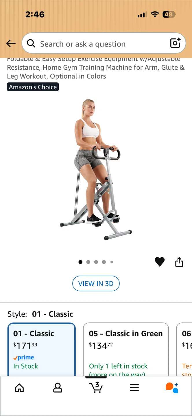 Sunny Health & Fitness Row-N-Ride Squat Assist Trainer