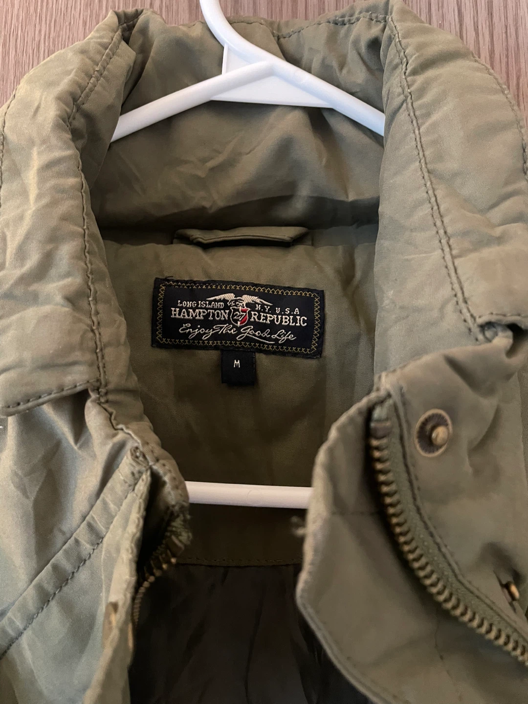 Hampton Republic Green Utility Jacket Size M - photo 3