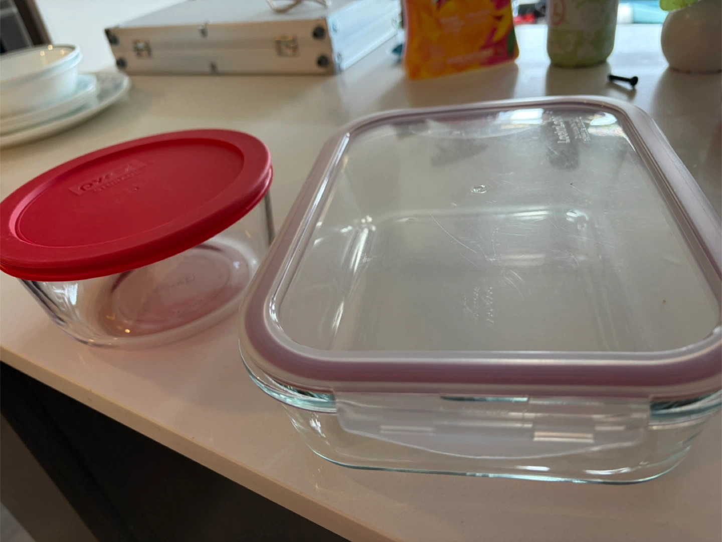 Pyrex Glass Food Storage Containers with Lids- Moving out Sale - photo 3