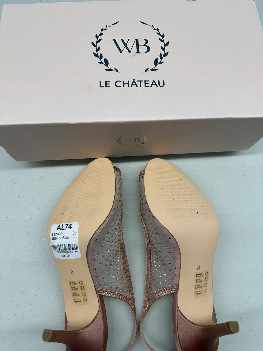 *New* Ladies Blush Heels - Size 8 - photo 3