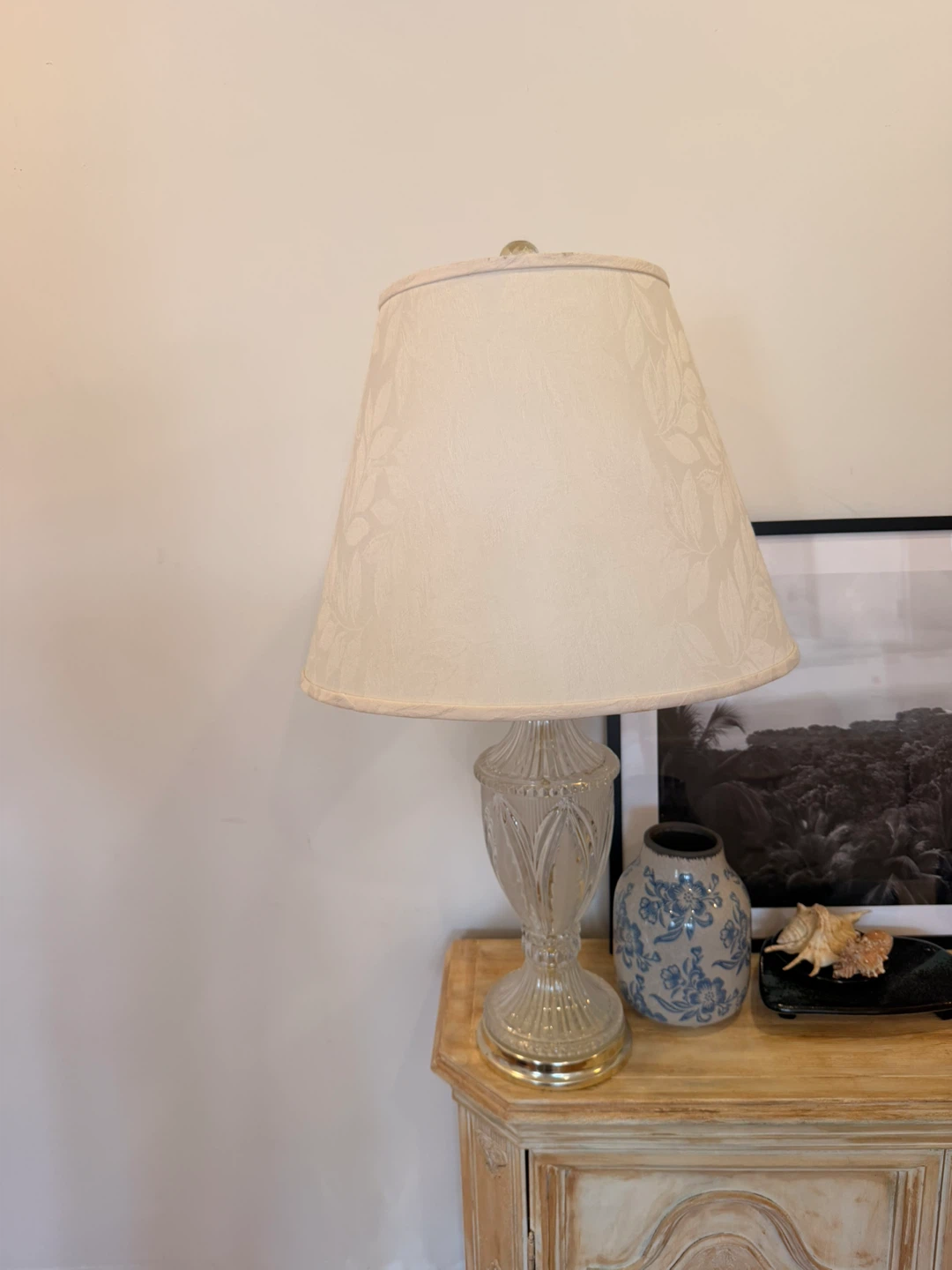 Pair of Vintage Crystal Lamps - photo 3