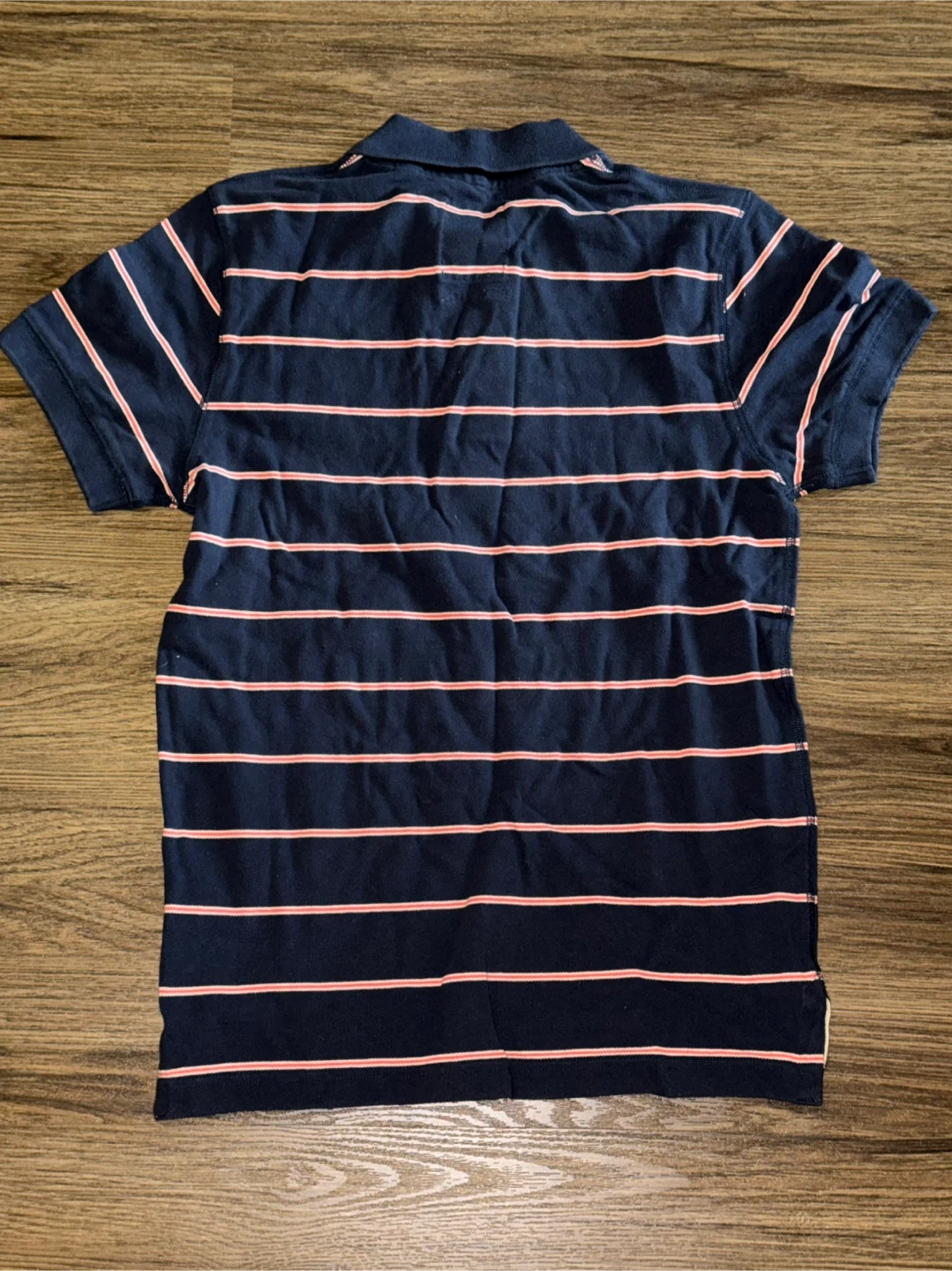 Esprit Navy Striped Polo Shirt SF68 - Size Medium - photo 2