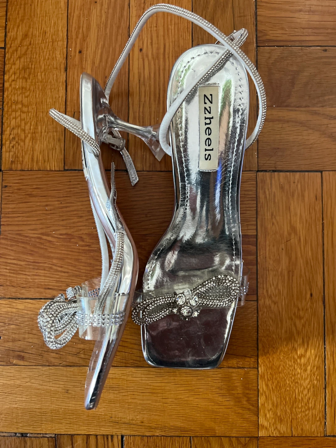 ZZheels Silver Sparkle Heels - photo 2