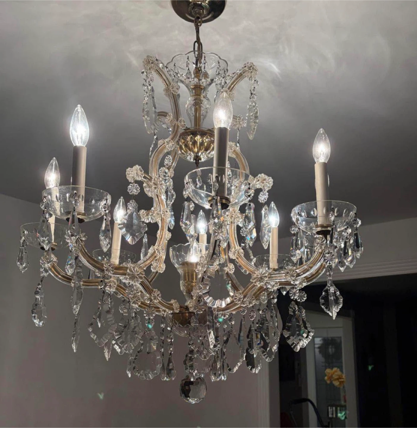 Antique Crystal Chandelier - photo 4