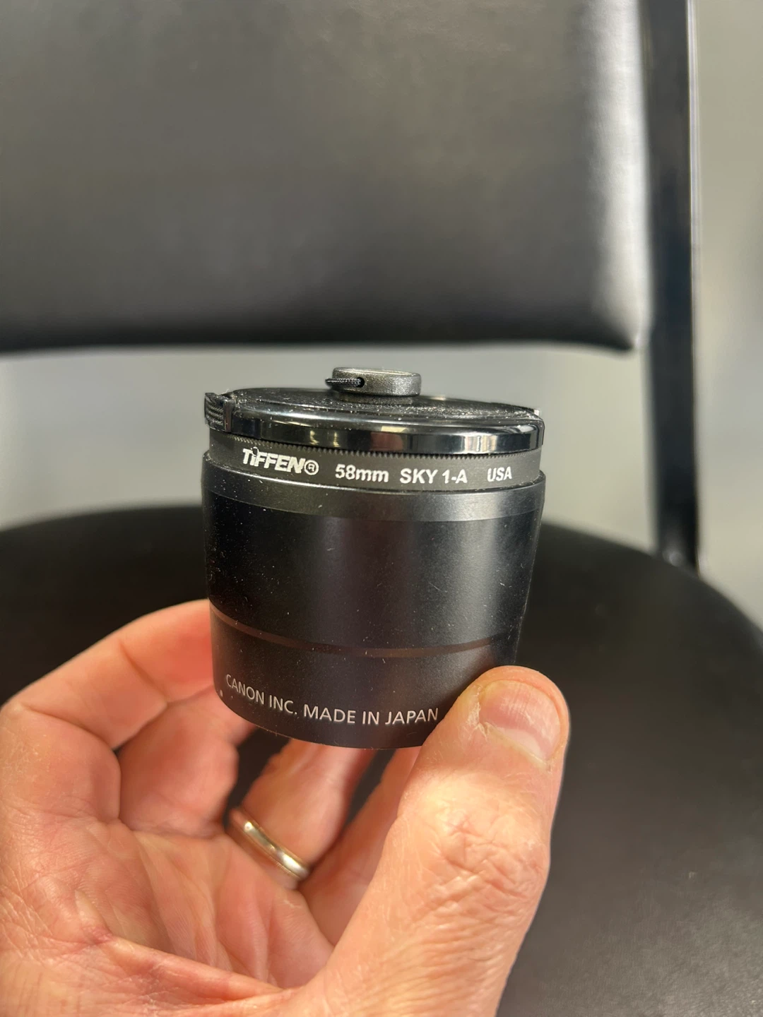 Tiffen 58mm SKY 1-A Camera Lens Filter with Case - photo 2