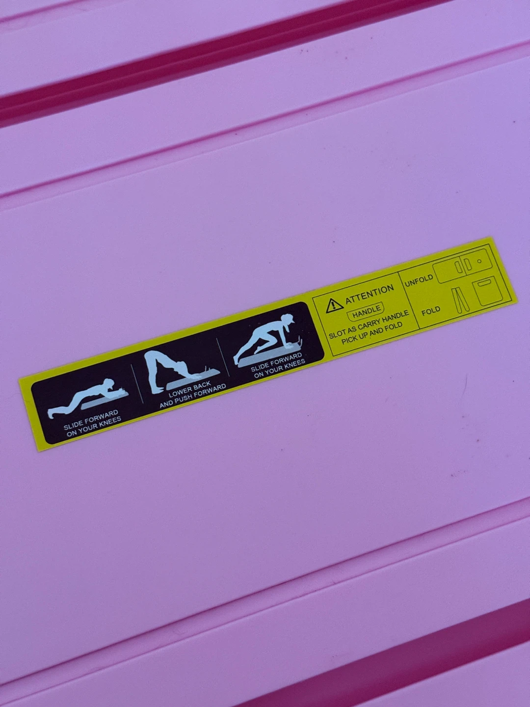 Pink pilates board foldable - photo 3