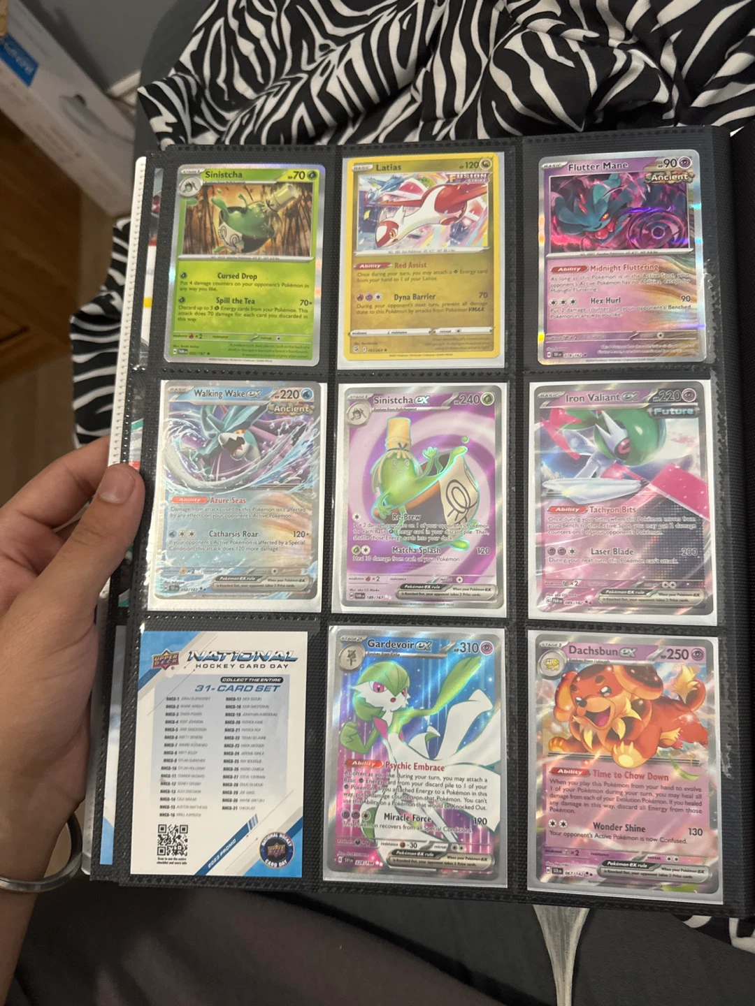 Collection of Pokémon and Hockey Trading Cards