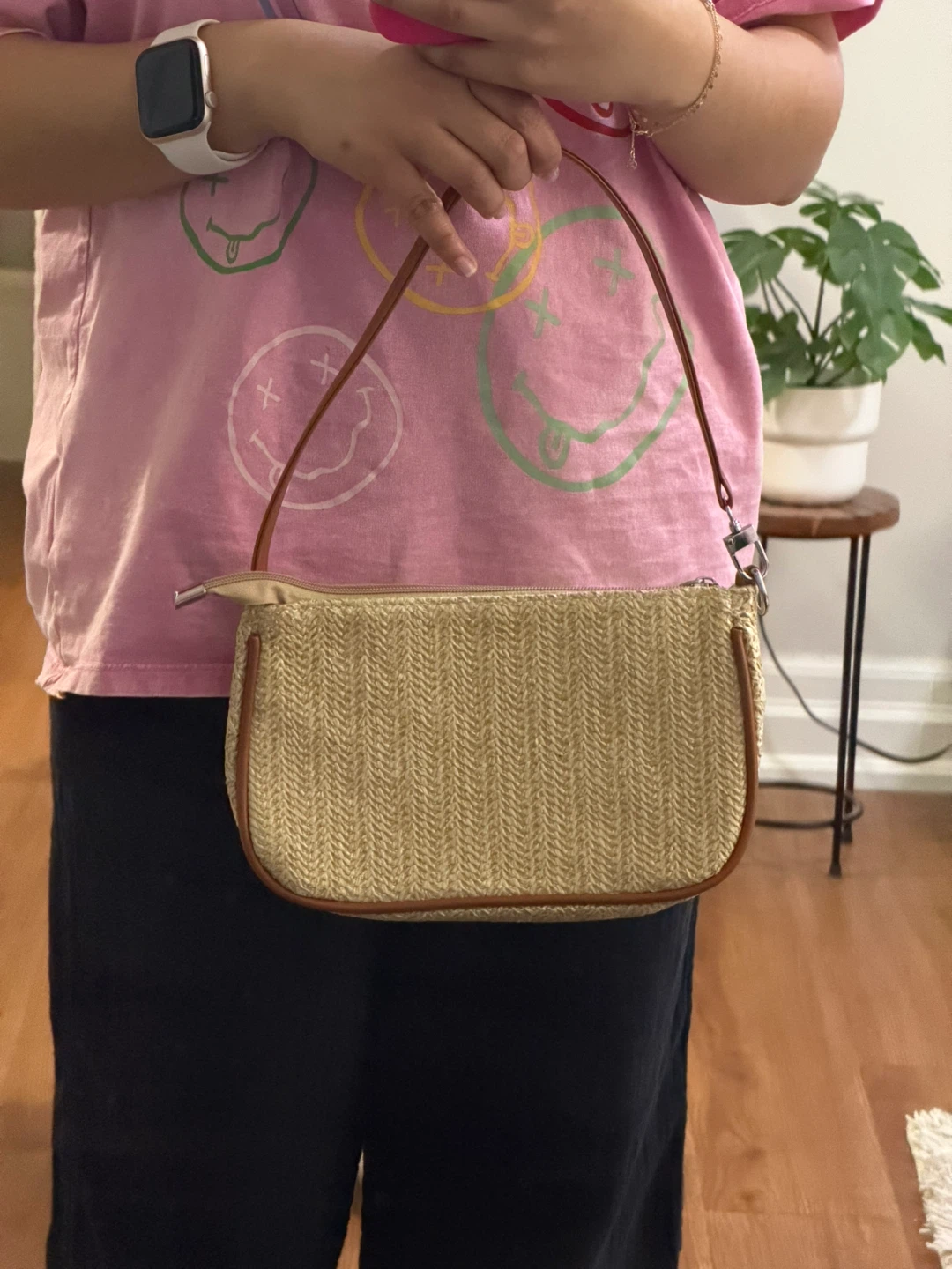 Straw Shoulder Bag - photo 3
