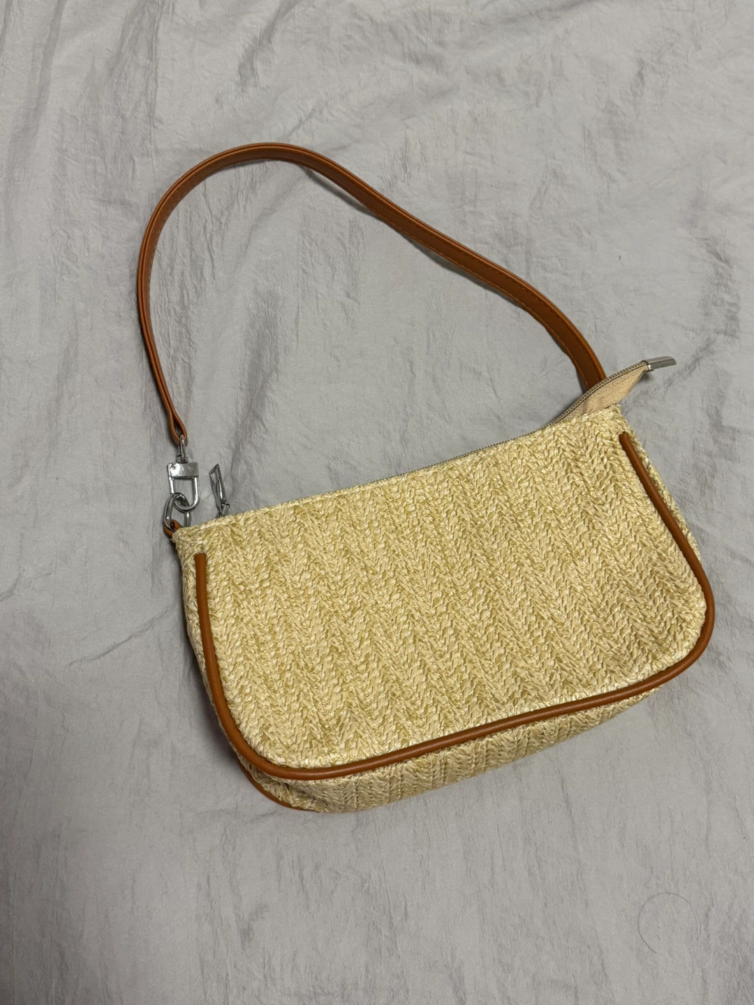 Straw Shoulder Bag - photo 2
