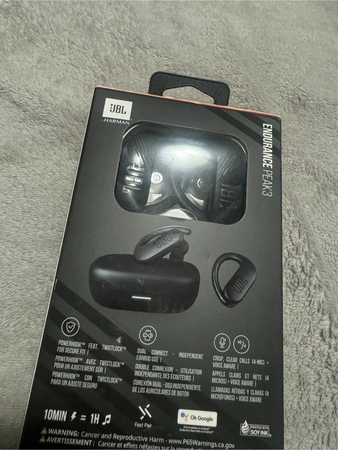 JBL Endurance Peak 3 Wireless Earbuds