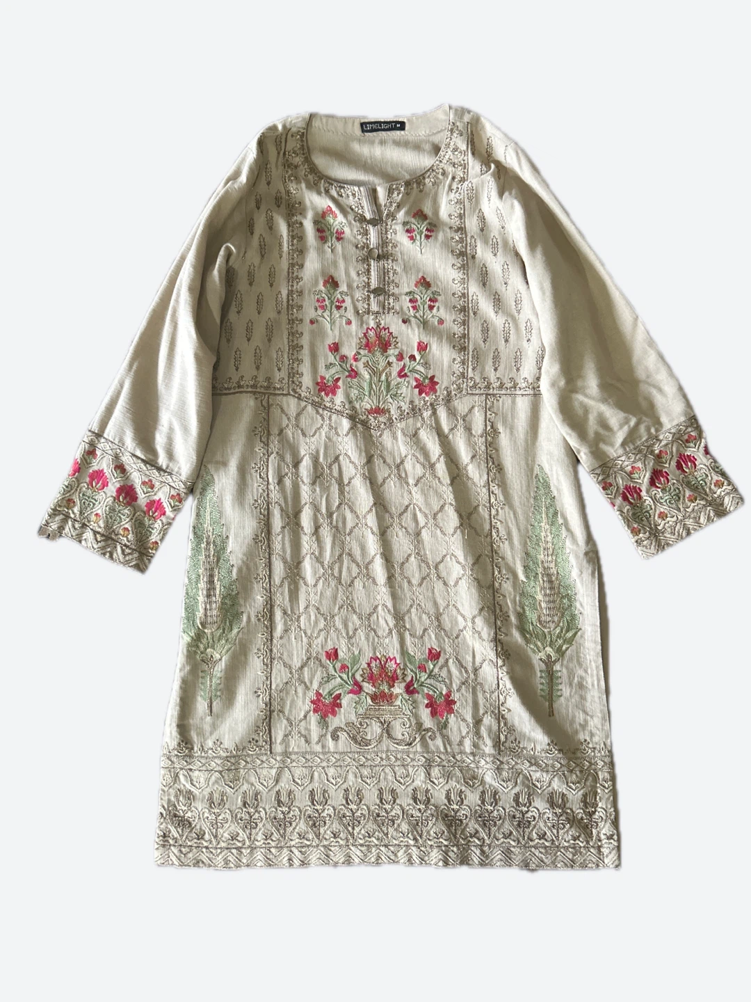 Limelight Embroidered Kurti