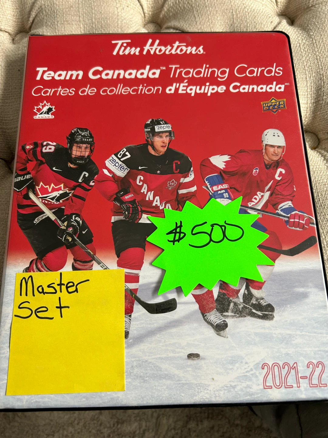 Tim Hortons Team Canada Hockey Trading Cards 2021-22 Master Set