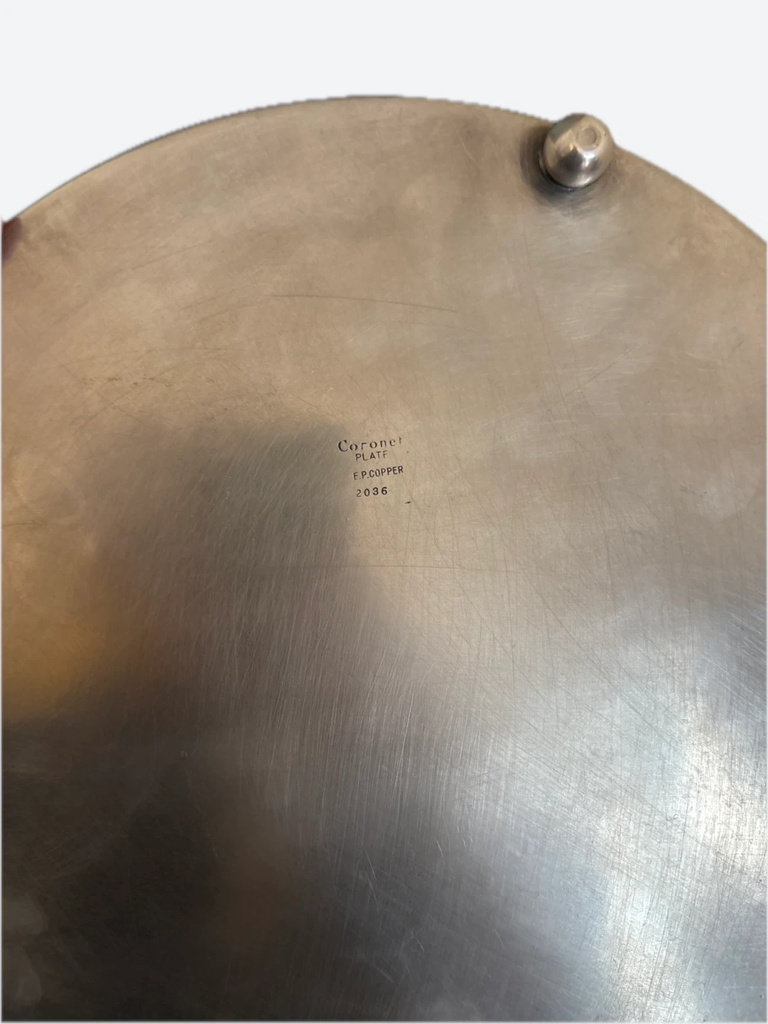 🔥 Elegant Vintage Serving Tray – Coronet Plate EP Copper 🔥 - photo 2