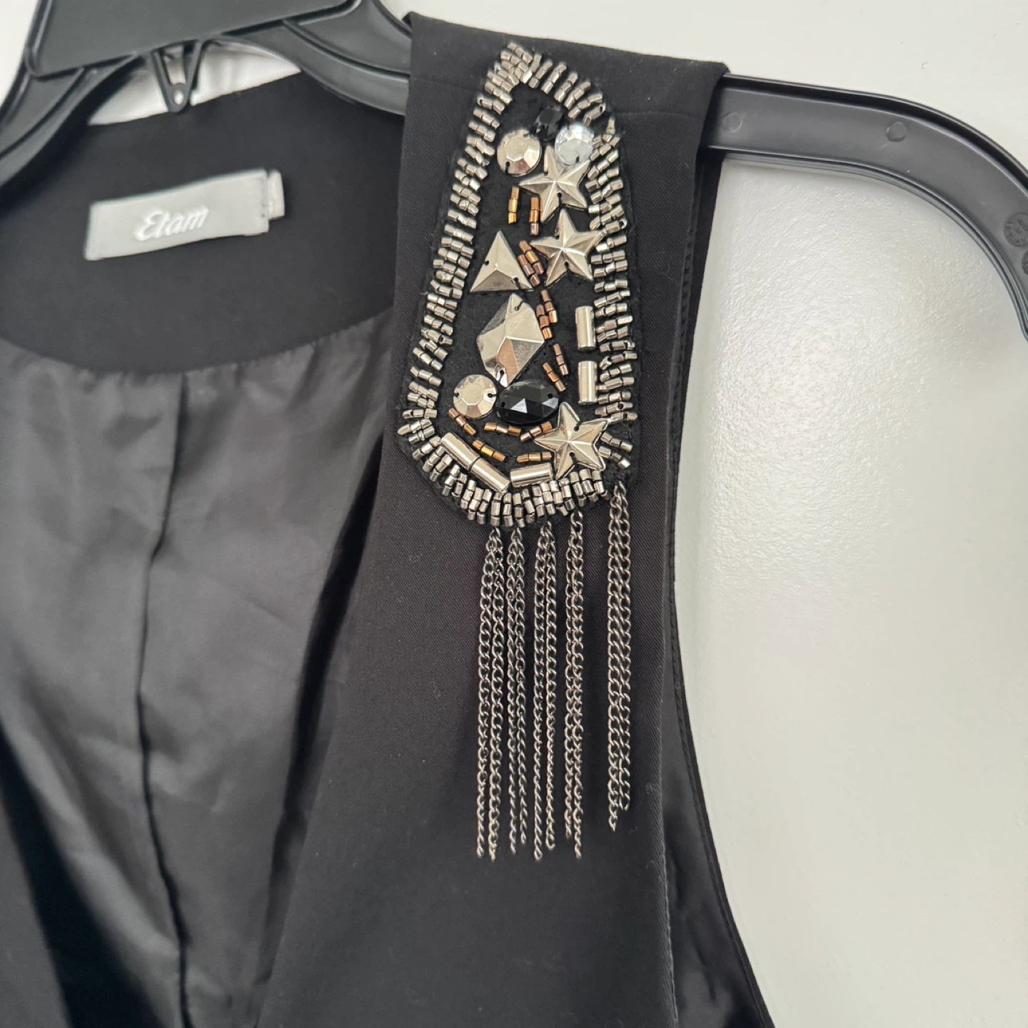 Etam Black Embellished Vest - photo 5