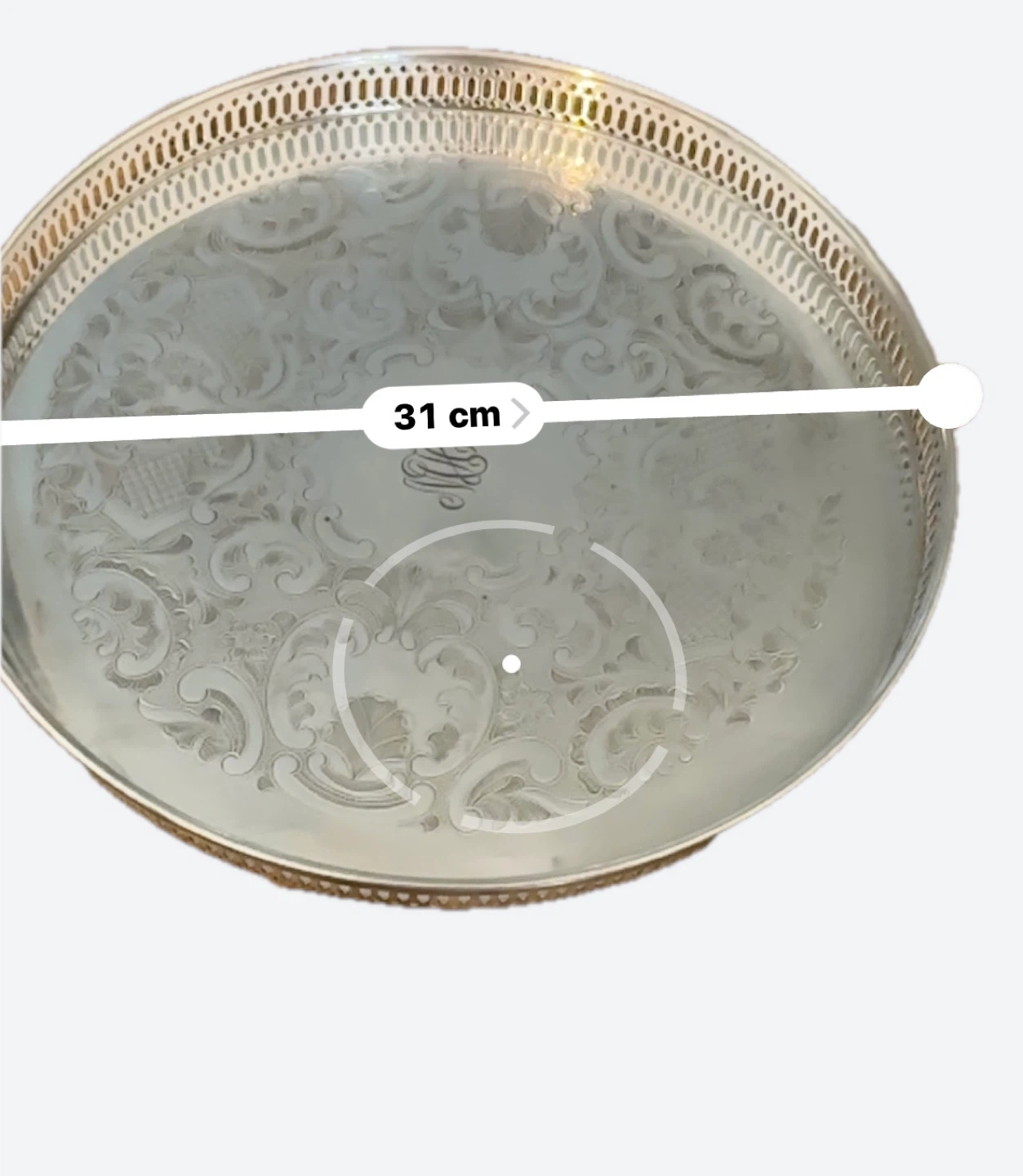 🔥 Elegant Vintage Serving Tray – Coronet Plate EP Copper 🔥 - photo 5