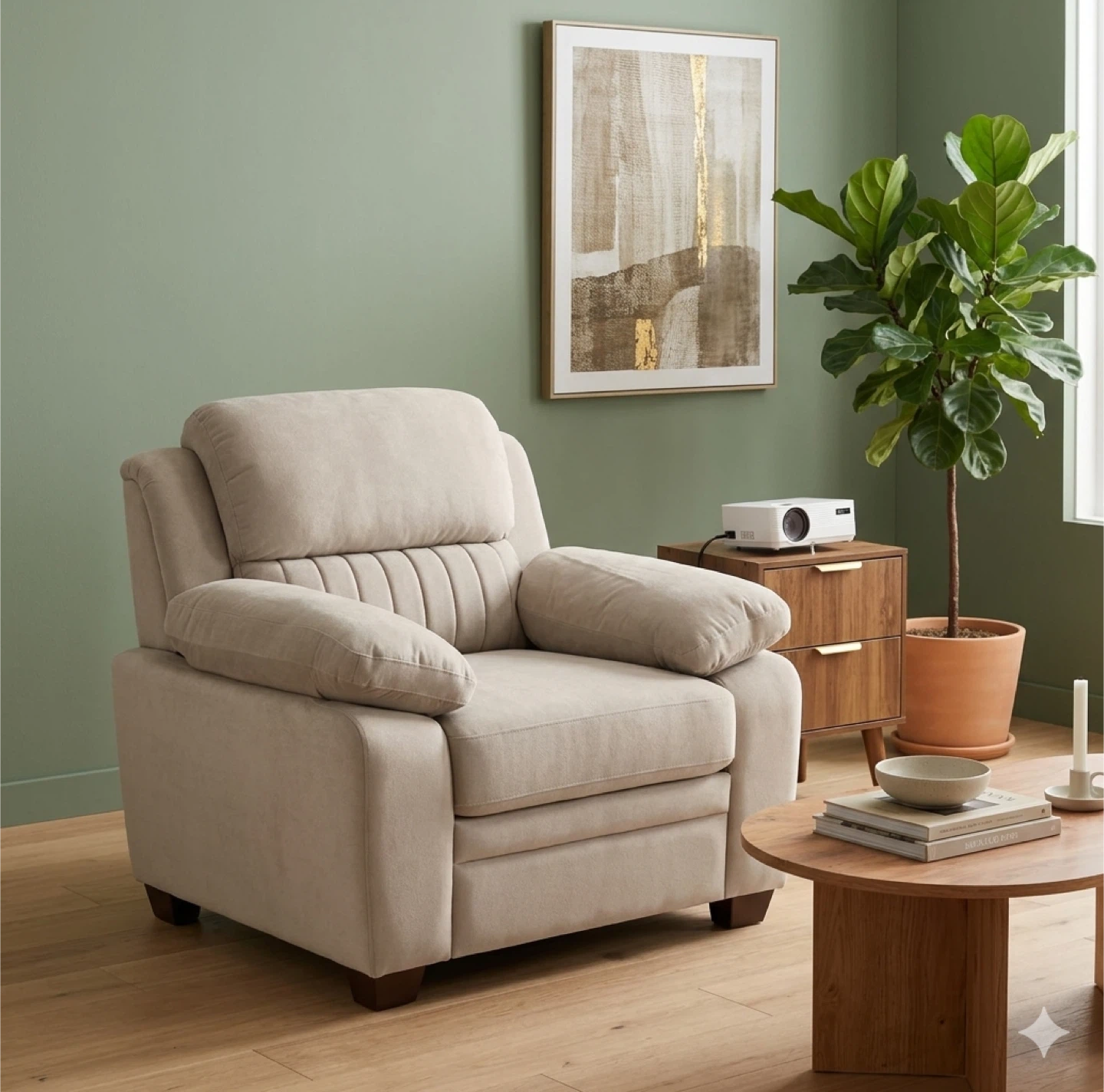 $150 | Comfortable Grey Armchair (Original $450) - photo 5