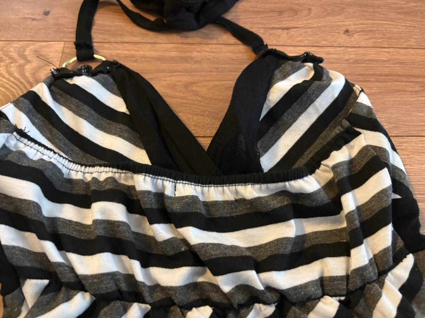 Striped Halter Dress - photo 3