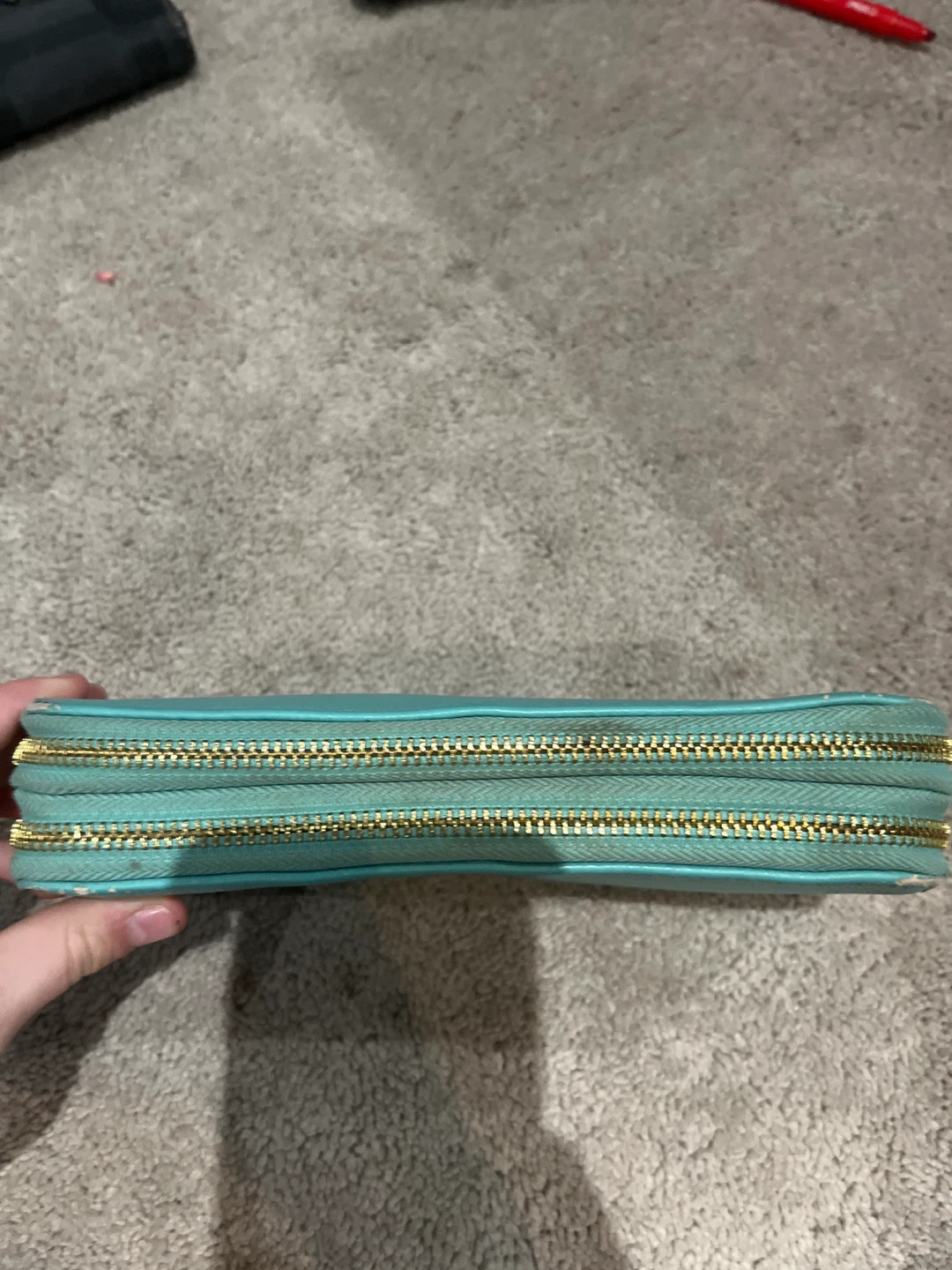 Kate Spade Teal Zip Around Wallet - photo 2