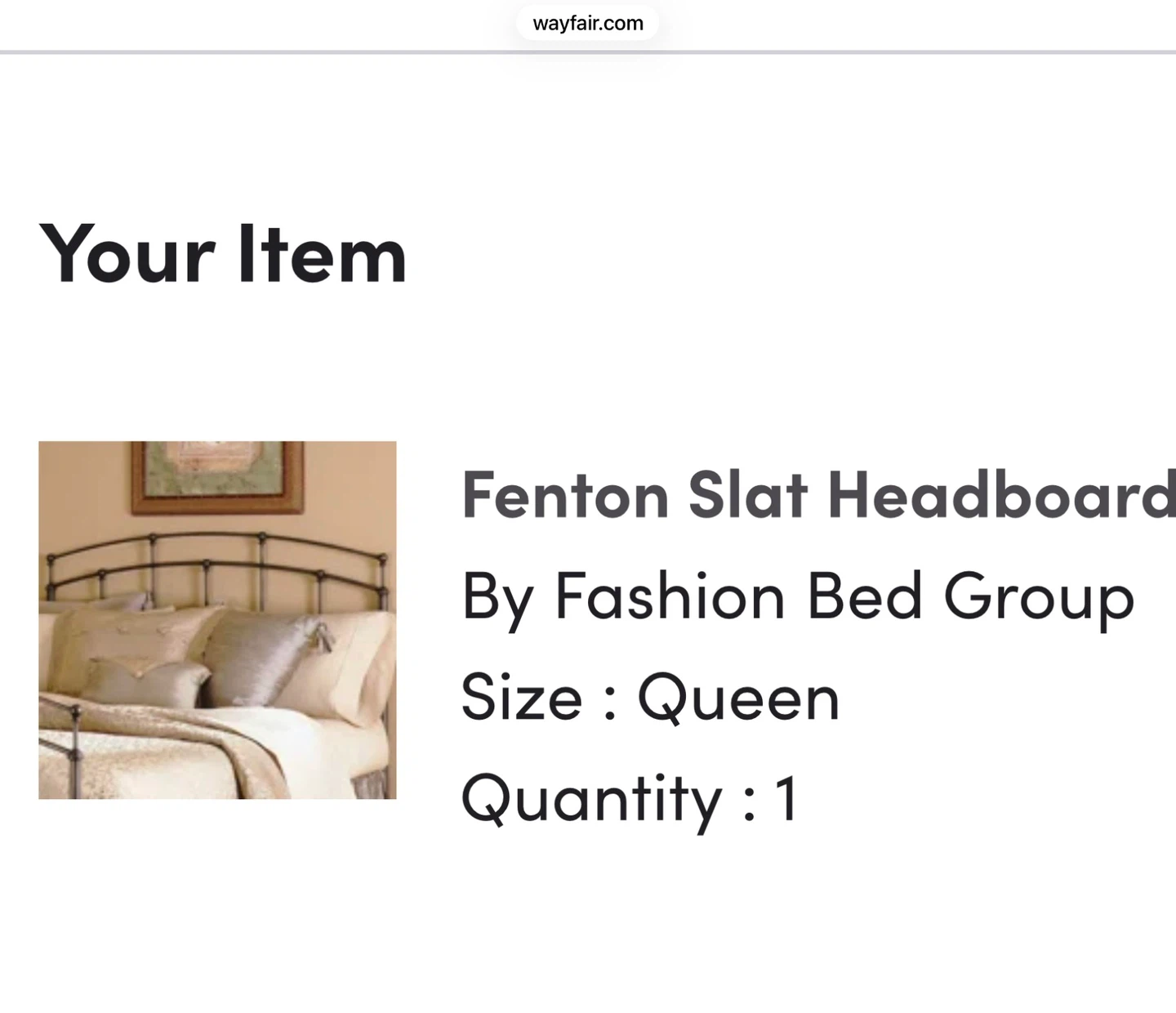 Queen flippable mattress, foundation,  frame & headboard - photo 4