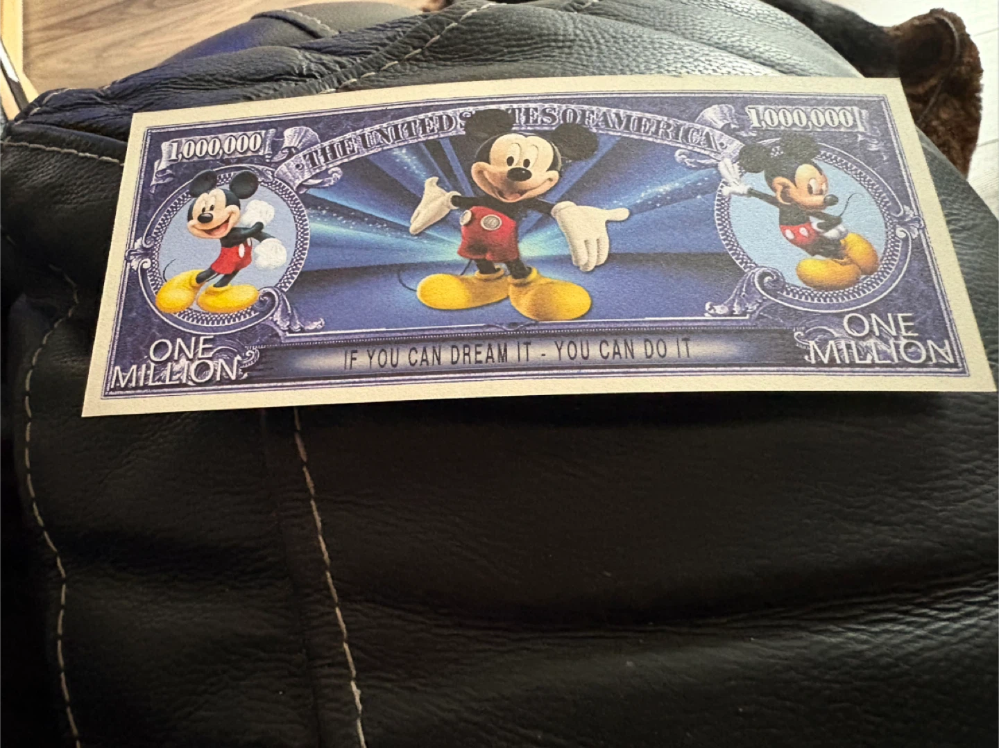 Mickey Mouse 1 Million Dollar Novelty Bill - photo 2
