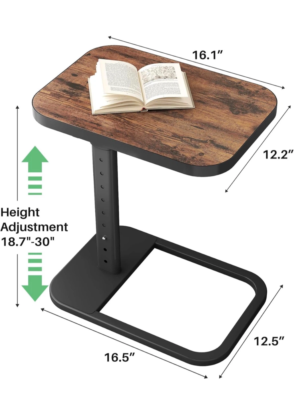 Adjustable Height Side Table - photo 5
