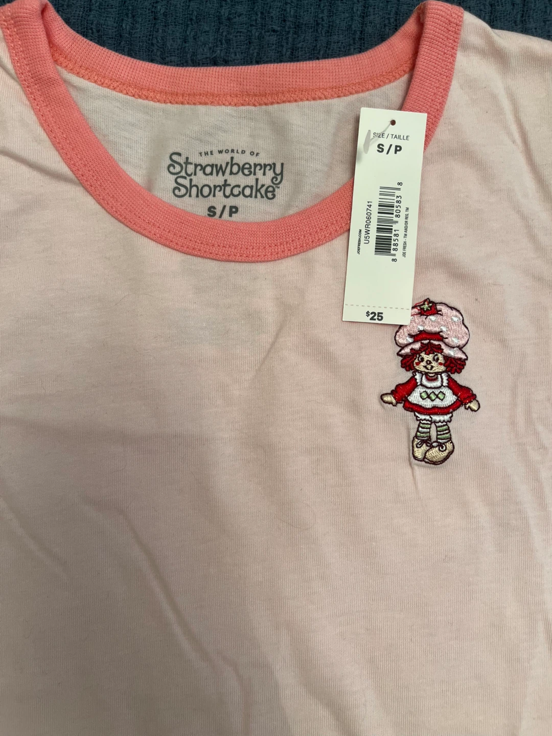 🆕Strawberry Shortcake T-Shirt - Pink, Size S/P - photo 2