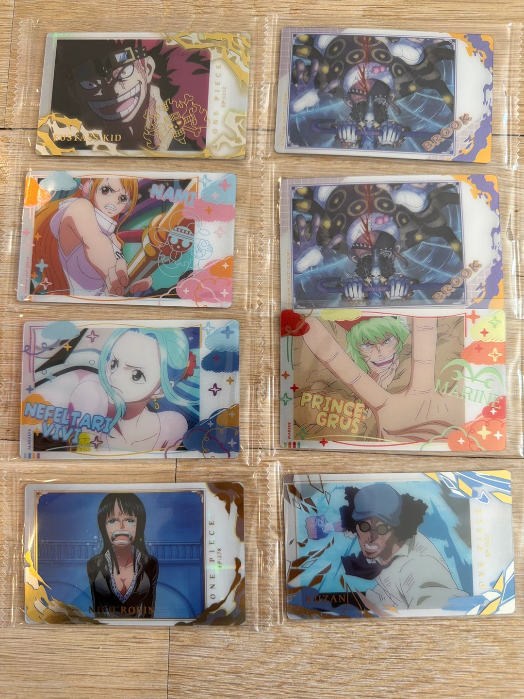 One Piece Character Cards Lot