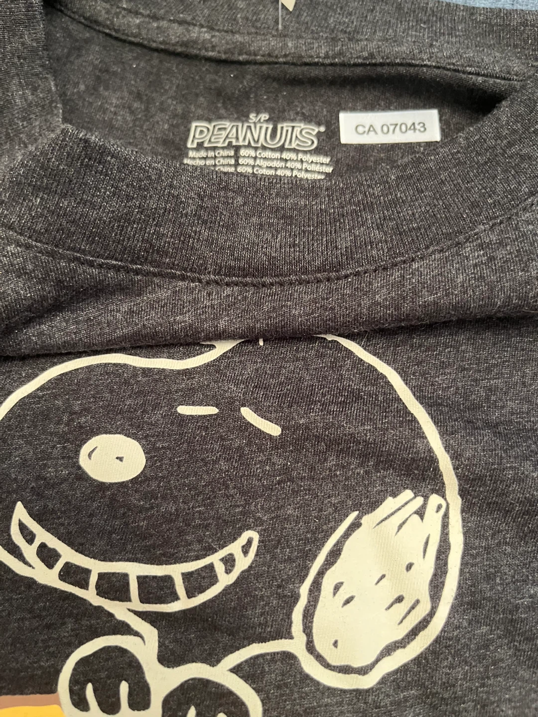 🆕Peanuts Snoopy "Stay Cheesy" Graphic T-Shirt Size S - photo 2