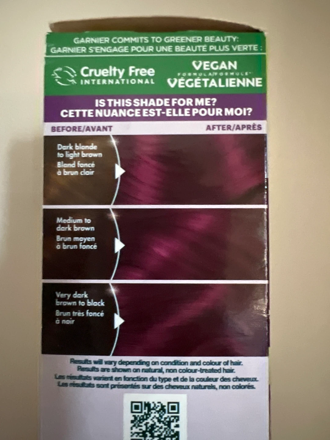 Garnier Nutrisse Ultra Color Hair Dye - Deep Lilac - photo 2