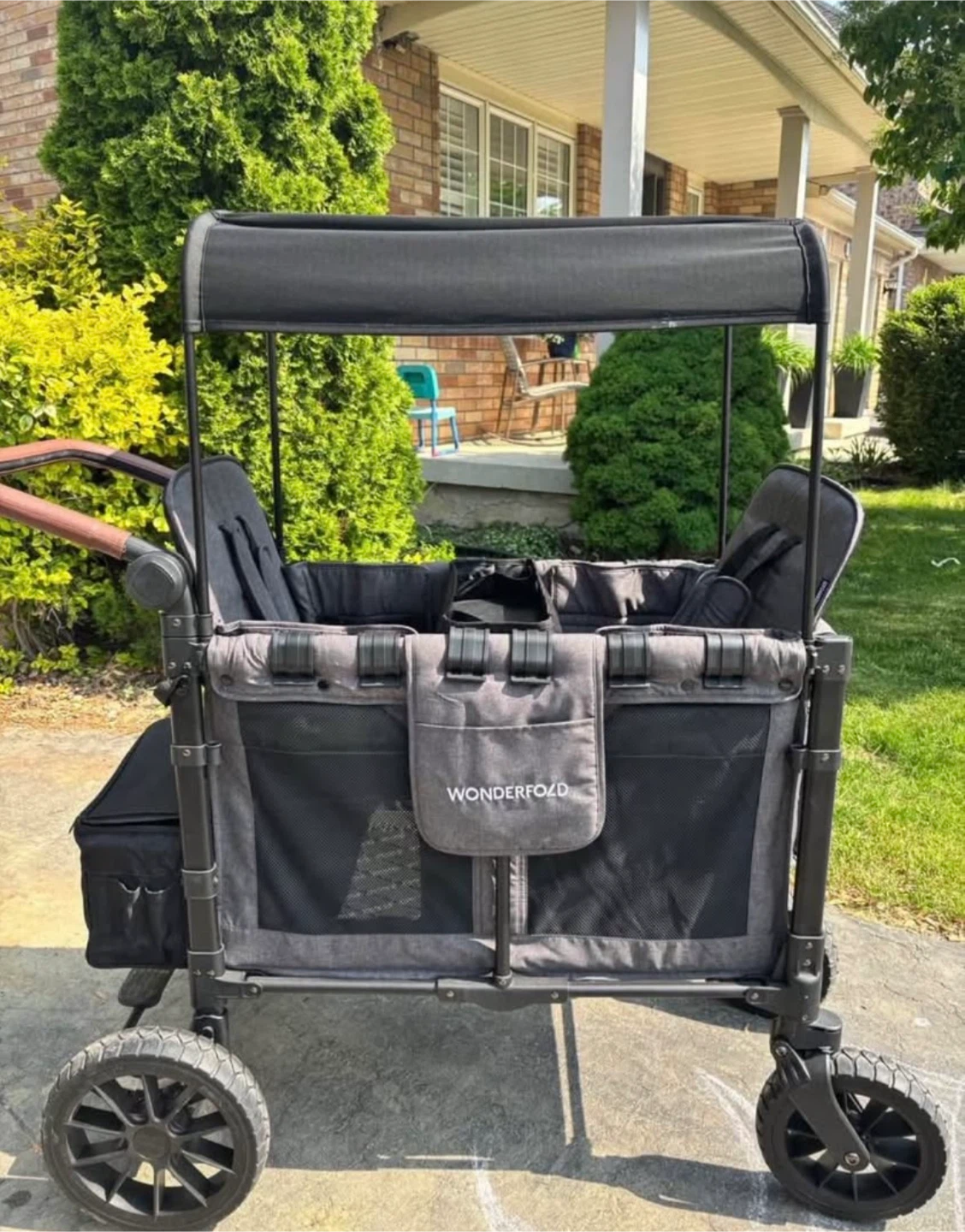 Wonderfold W2 Luxe wagon + snack tray + mat + mesh net bag