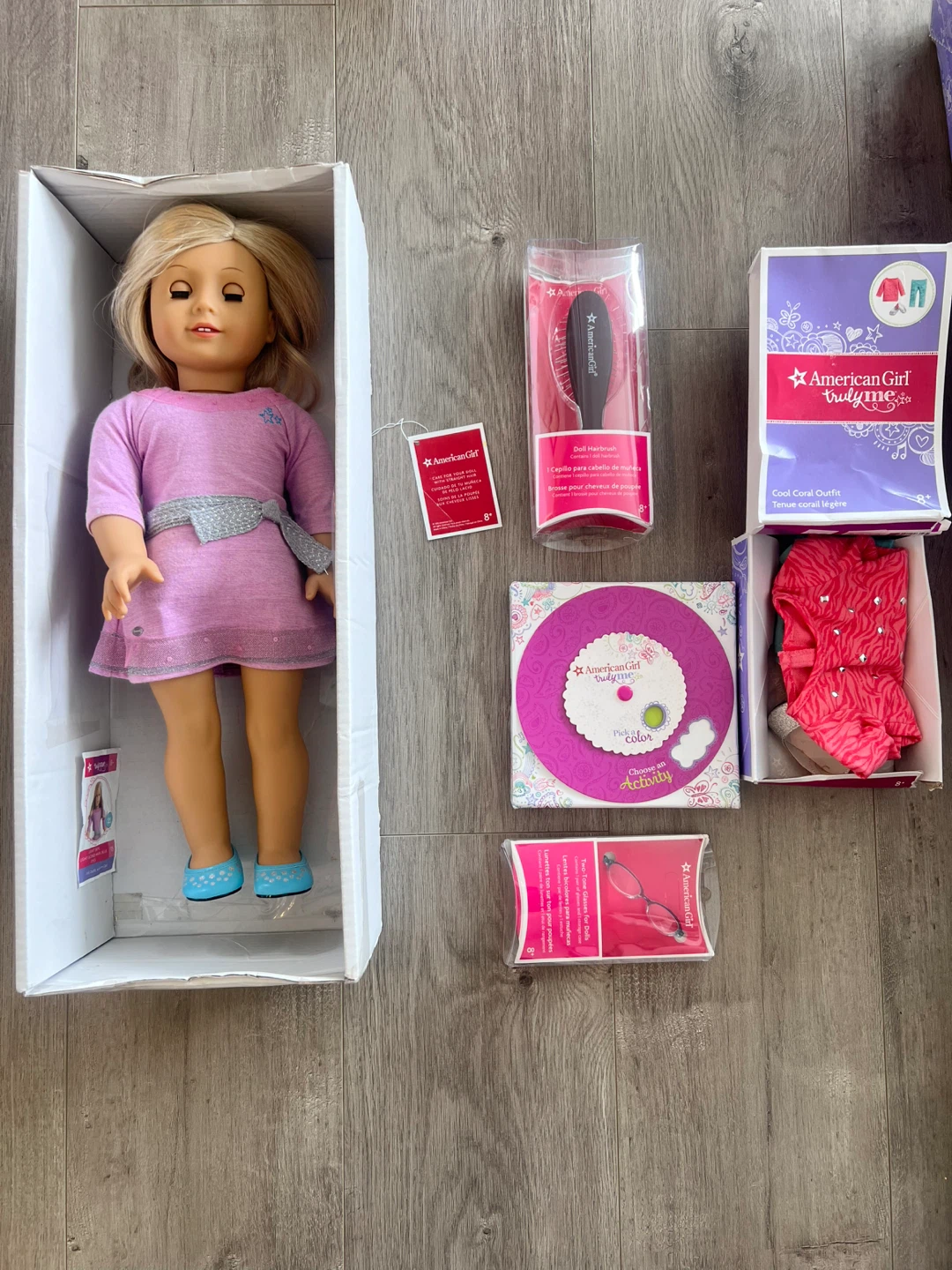 American Girl Truly Me Doll with Outfit and Accessories