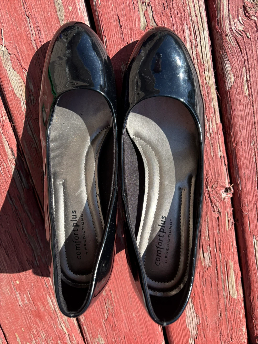 Comfort Plus by Predictions Black Heels Size 8