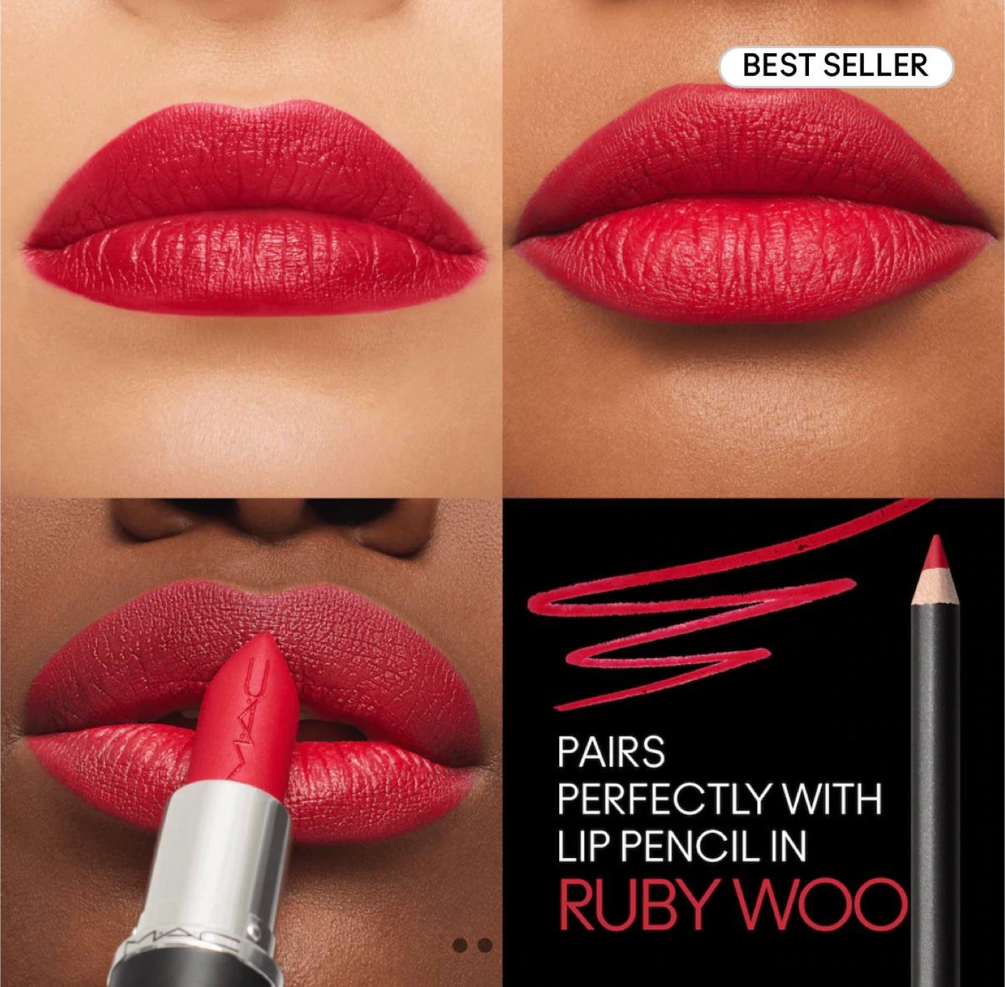 MAC MACximal Silky Matte Lipstick ( Ruby Woo) - photo 3