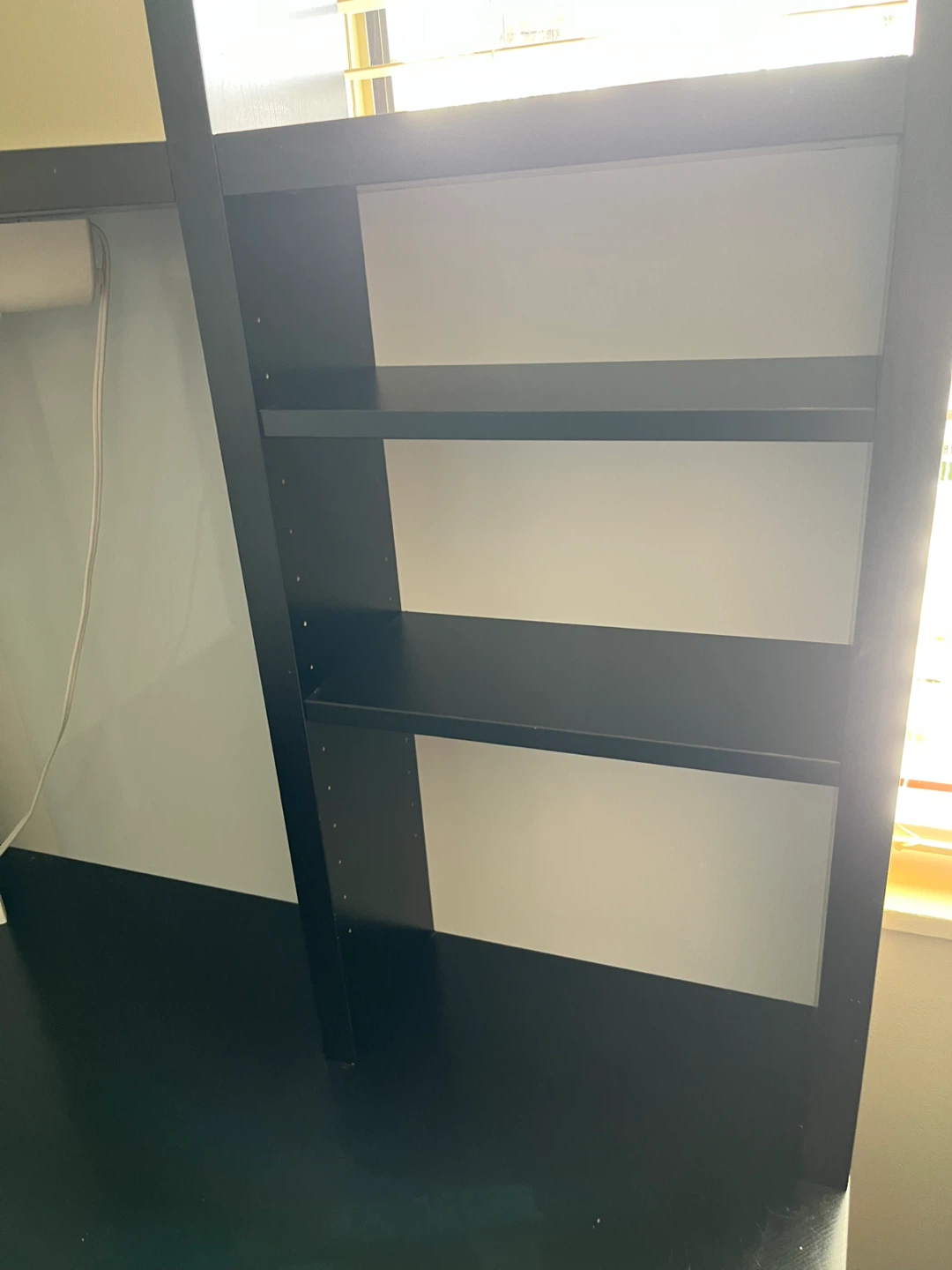 Corner Desk with Shelves and Built-in Light - photo 4