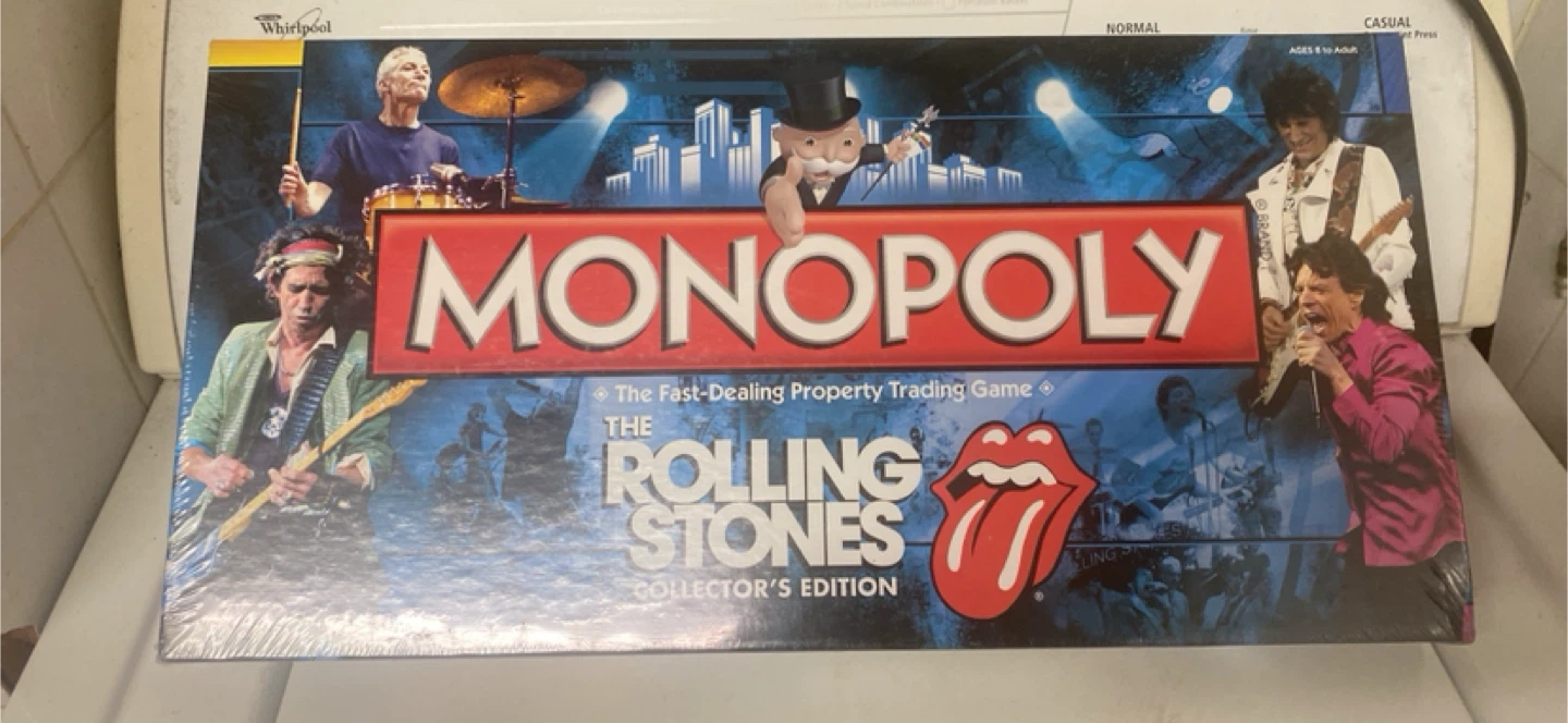 Monopoly The Rolling Stones Collector's Edition Board Game