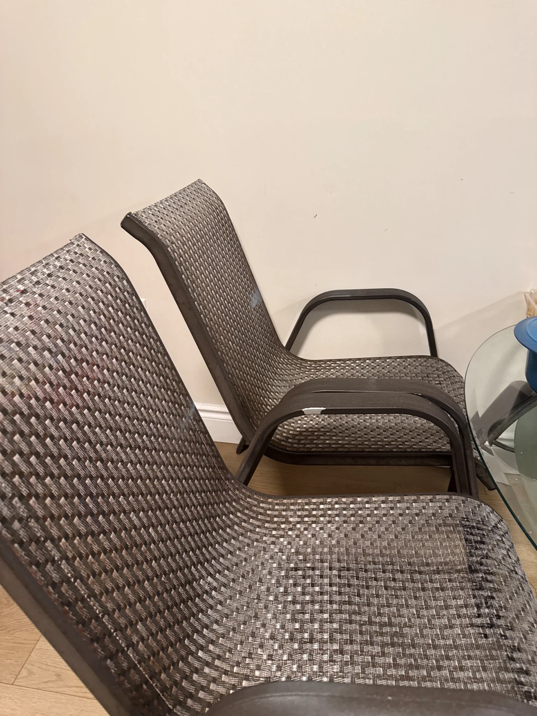 Woven Patio Chairs (Set of 2)